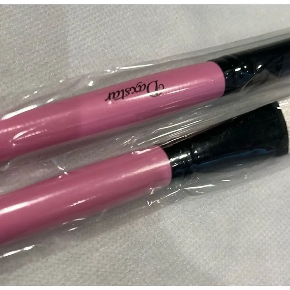 Daxstar Makeup Brushes Set of 2 Pink Black NEW‎